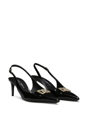 Dolce & Gabbana ブラック スリングバックパンプス ハイヒール Dolce & Gabbana スリングバック パンプス | ブラック | FARFETCH JP