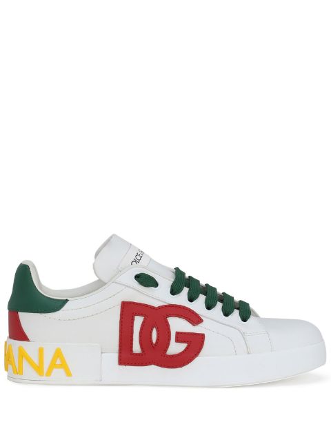 Dolce & Gabbana Portofino logo-patch sneakers Women