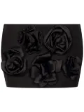Dolce & Gabbana 3D-floral motif mini shorts - Black