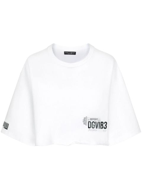 Dolce & Gabbana DGVIB3 logo-print cotton T-shirt 
