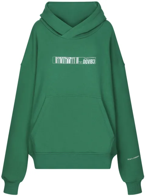 Dolce & Gabbana DGVIB3 logo-print cotton hoodie