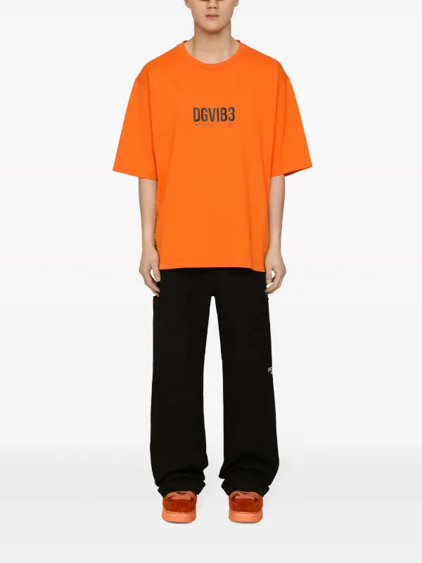 【Dolce&Gabbana】スウェットシャツ ロゴ 迷彩 長袖 オレンジ Sporty & Rich ロゴ スウェットシャツ | オレンジ | FARFETCH JP