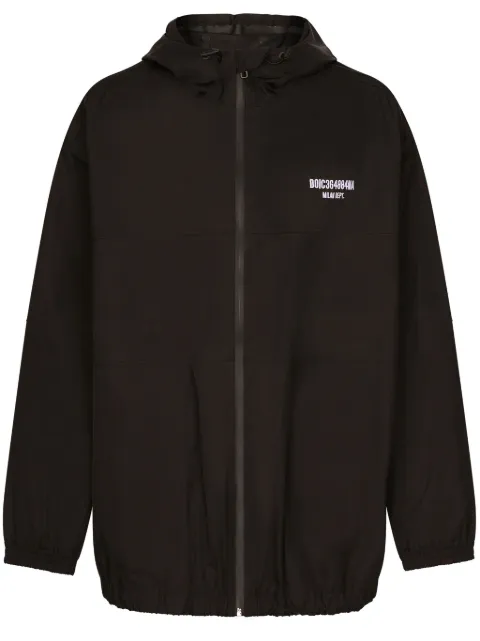 Dolce & Gabbana DGVIB3 logo-embroidered hooded jacket 