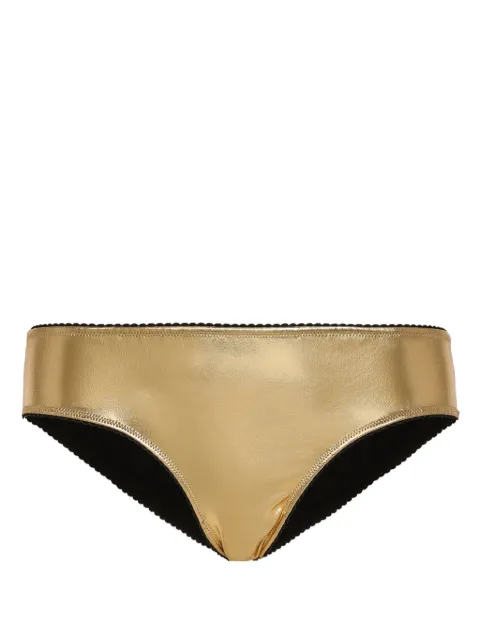 Dolce & Gabbana metallic hipster brief