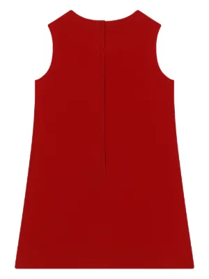 DOLCE&GABBANA ドルガバ キッズ ワンピース レッド Aライン org.jpg