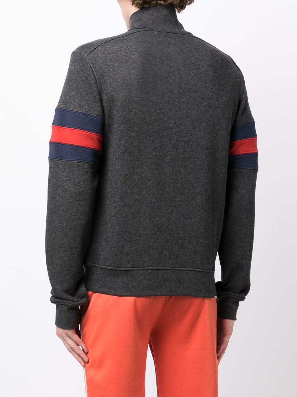 Gucci Sweater met logopatch Grijs