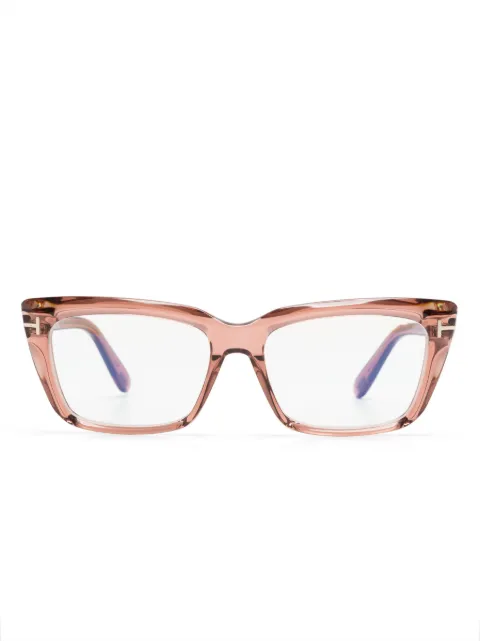 TOM FORD Eyewear transparent rectangular-frame glasses