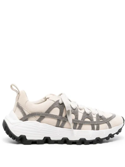 Brunello Cucinelli zapatillas bajas con cordones