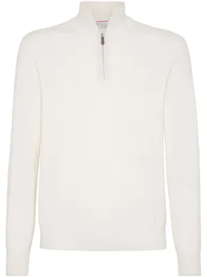 【BRUNELLO CUCINELLI】定価約70%OFF ジップポロシャツ Brunello Cucinelli ジップ ポロシャツ | オレンジ | FARFETCH JP