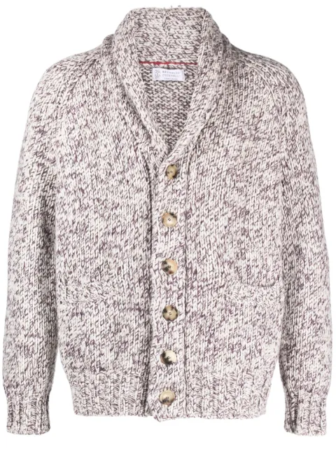 Brunello Cucinelli double-breasted wool-blend cardigan