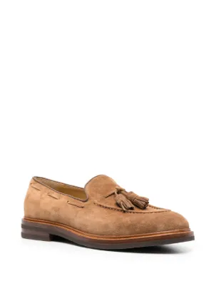 E*N様 brunello cucinelli ブルネロクチネリ スエード ダウ Brunello Cucinelli - スエードロートップスニーカー を