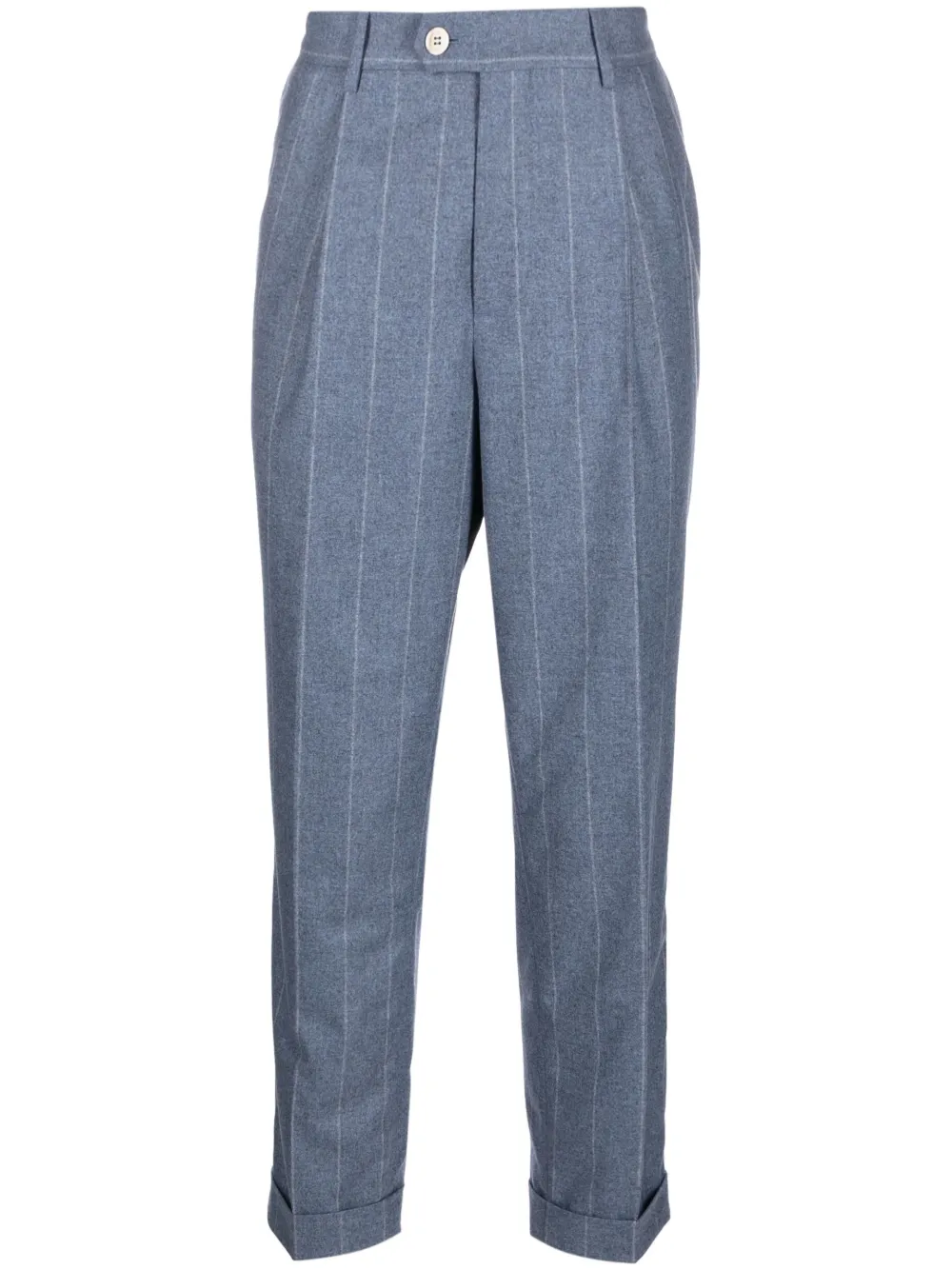 Brunello Cucinelli pleated tailored trousers | Blue | Image 1