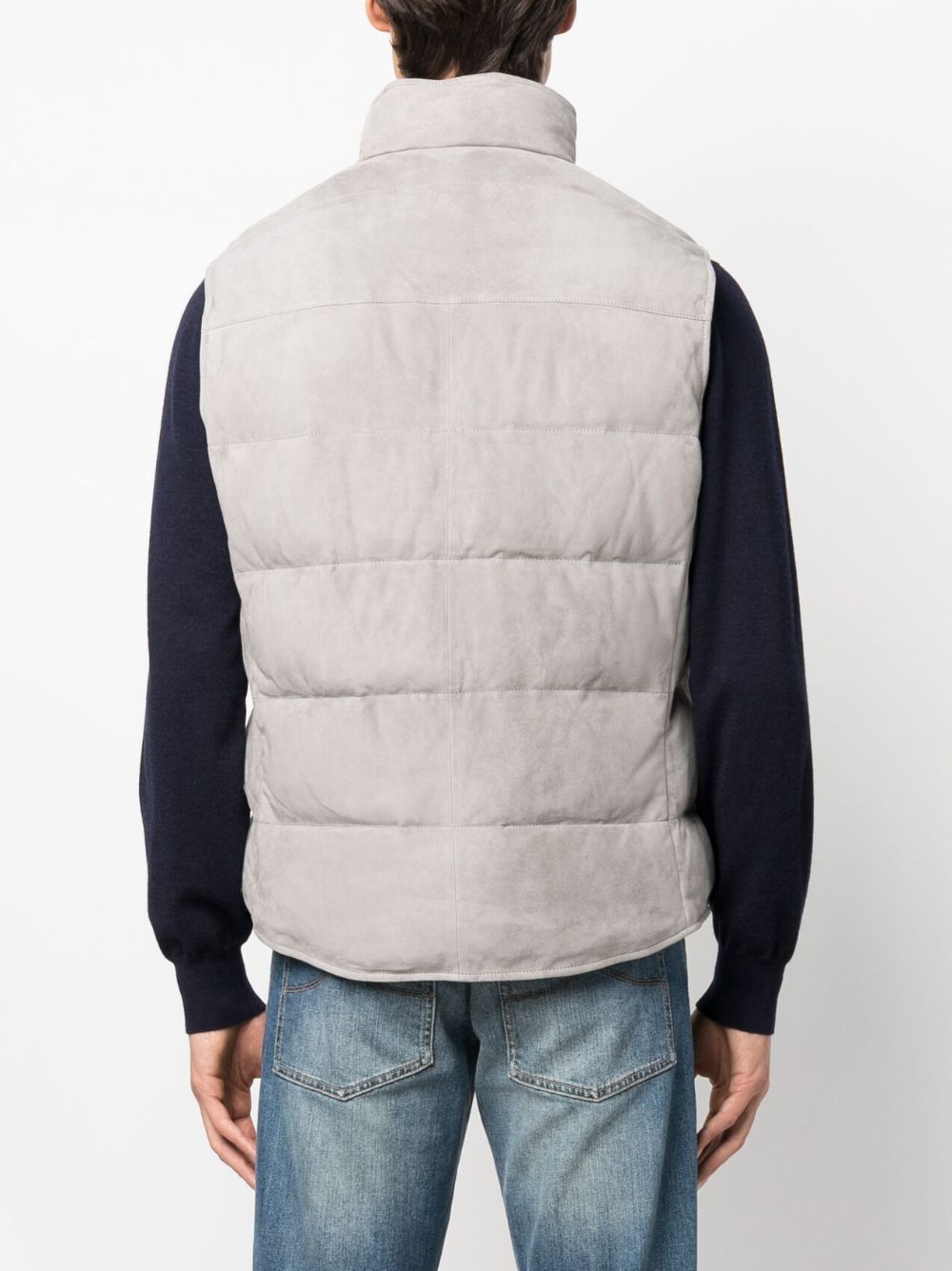 Brunello cucinelli suede on sale vest