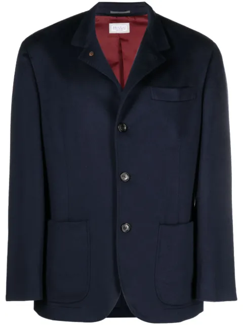 Brunello Cucinelli blazer con solapas de muesca