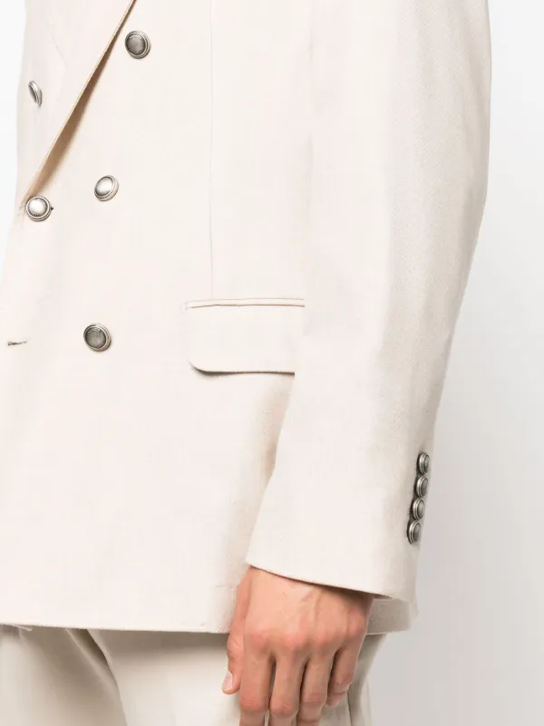 Brunello Cucinelli peak-lapel double-breasted Blazer