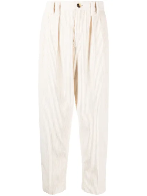 Brunello Cucinelli corduroy tapered cotton trousers