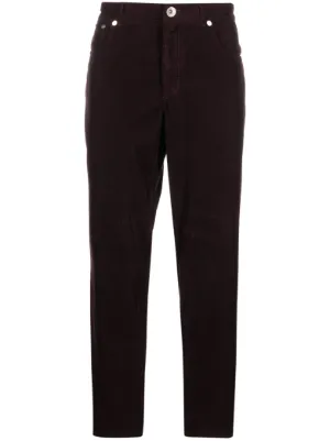 Brunello Cucinelli ストレートパンツ | ブラウン | FARFETCH JP