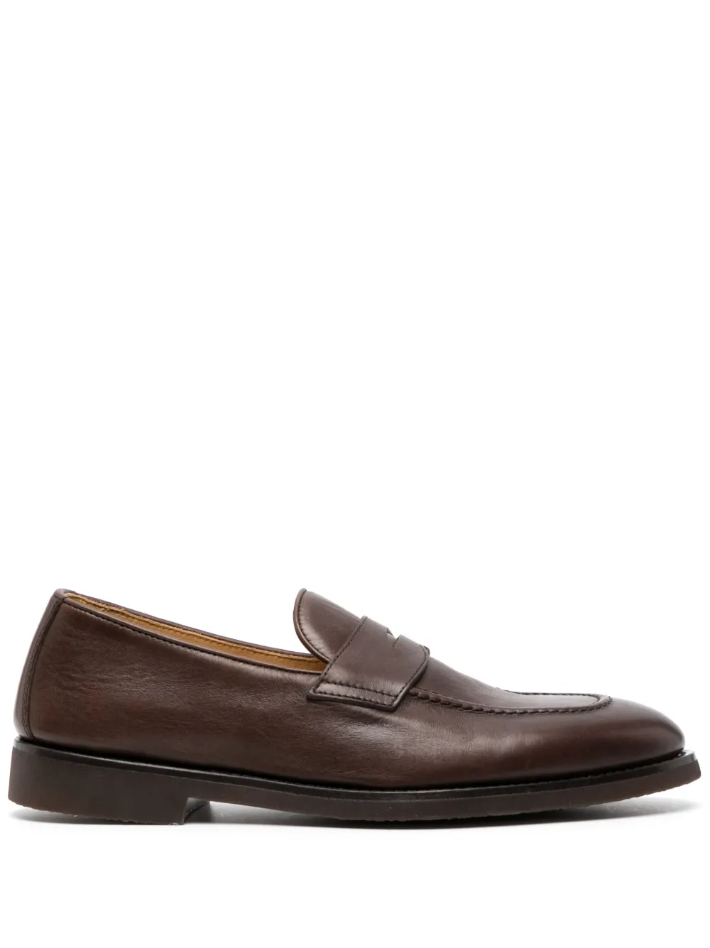 Brunello Cucinelli mocasines con acabado pulido | marrón | Image 1