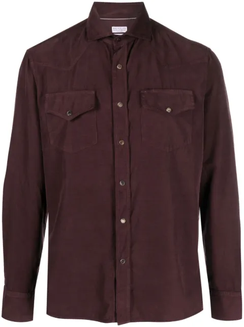Brunello Cucinelli button-up cotton shirt