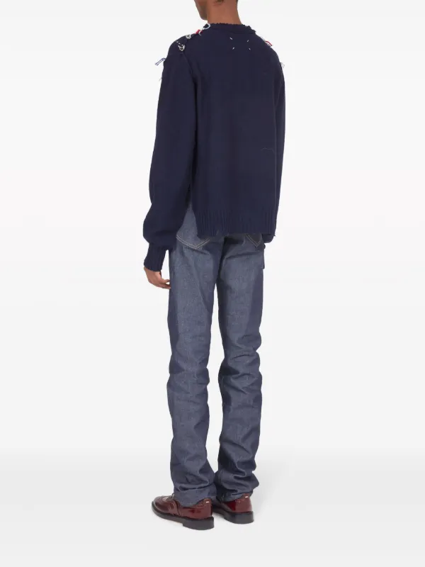 Maison Margiela インターシャニット カットアウト セーター