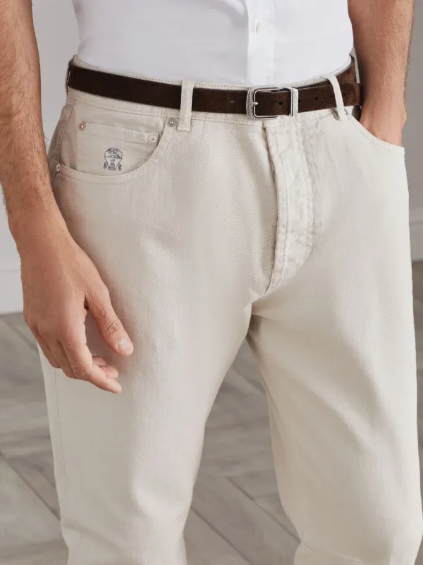 Brunello Cucinelli ミッドライズ ストレートジーンズ