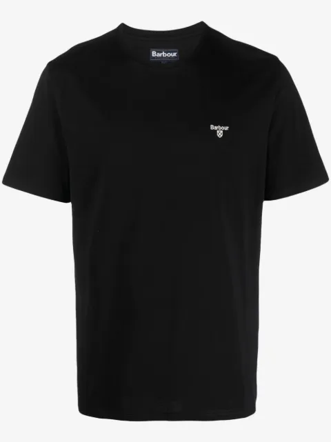 Barbour T-shirt con ricamo