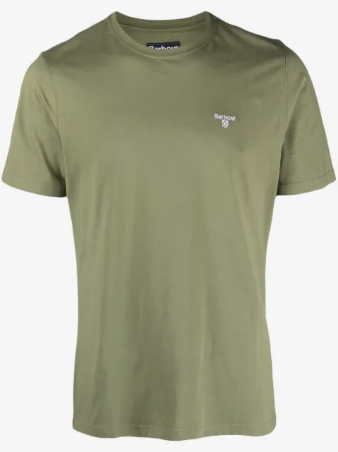 Barbour 로고 자수 티셔츠
