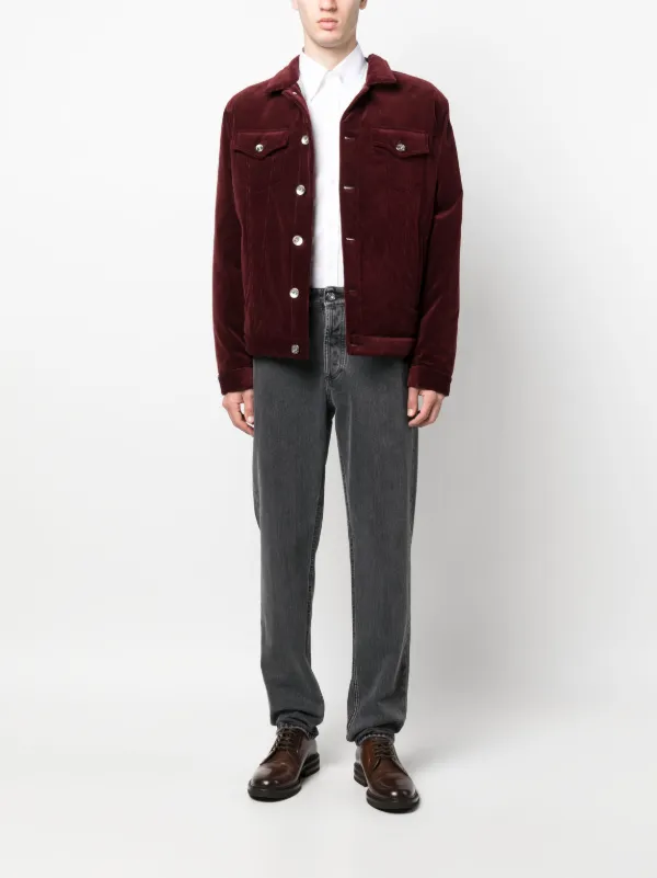 Brunello Cucinelli slim-cut Cotton Jeans | Grey | FARFETCH PL