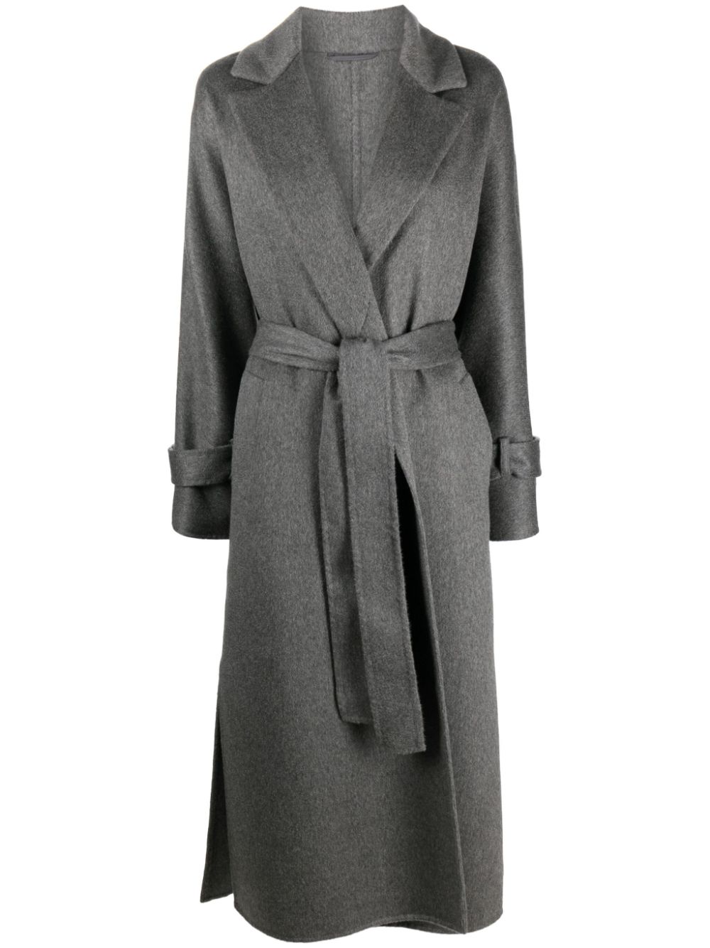 Brunello Cucinelli cashmere maxi coat - Grey