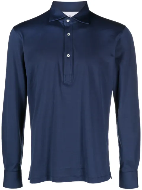 Brunello Cucinelli playera tipo polo manga larga