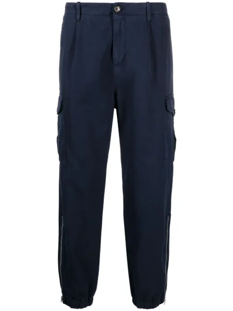Brunello Cucinelli straight-leg cotton cargo trousers