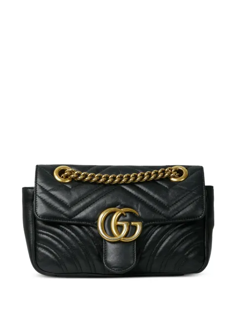 Gucci Pre-Owned Marmont Double G shoulder bag