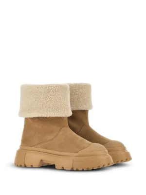 ショートブーツ・ブーティ HOGAN Woman Flat ankle boots Brown HXW6740FM00BYE S808 Hogan Boots for Women – Luxury Fashion – Farfetch