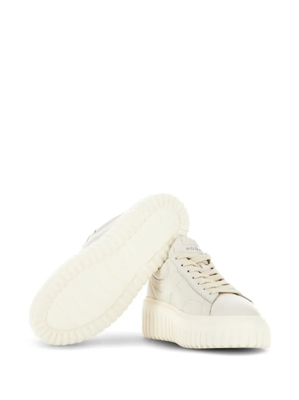 Hogan logo-embroidered low-top Sneakers | White | FARFETCH