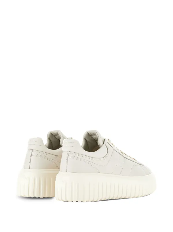 VIP【関税送料無料】希少 HOGAN WHITE LEATHER SNEAKERS Skyscraper leather sneaker in white - Hogan | Mytheresa