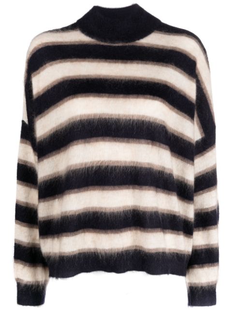 Brunello Cucinelli striped fine-knit jumper Women