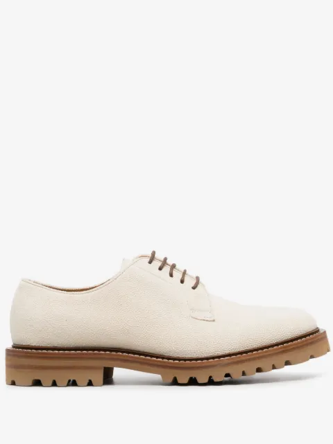 Brunello Cucinelli lace-up leather derby shoes
