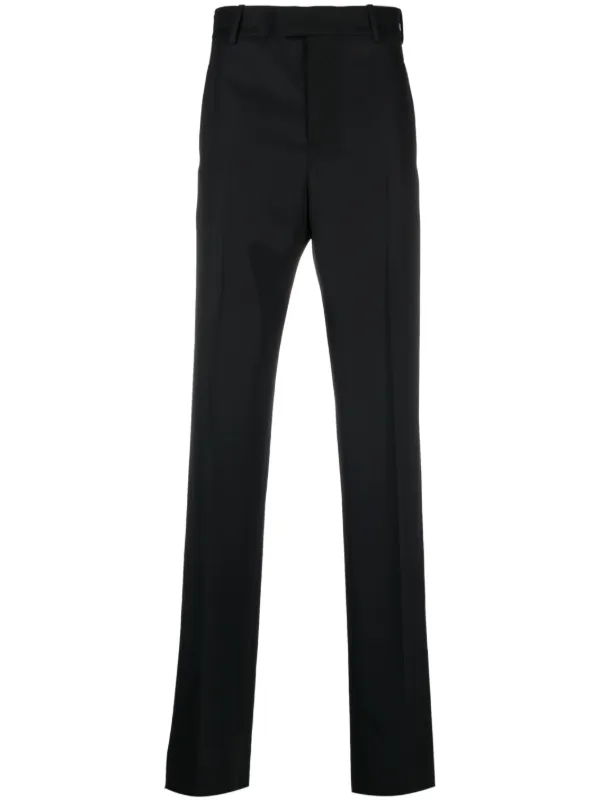 Alexander McQueen straight-leg Wool Trousers | Black | FARFETCH AO