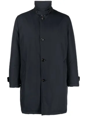 Eleventy ウール コート | ブルー | FARFETCH JP