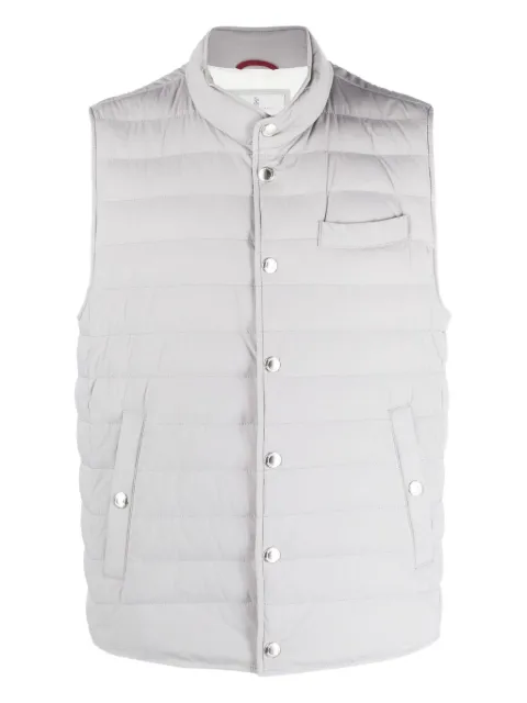 Brunello Cucinelli quilted padded down gilet