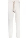 Brunello Cucinelli drawstring cotton track pants - Neutrals