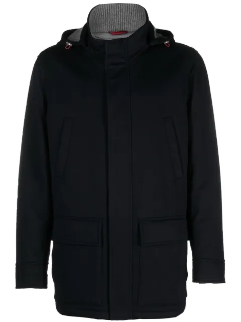 Brunello Cucinelli detachable hood padded coat Men