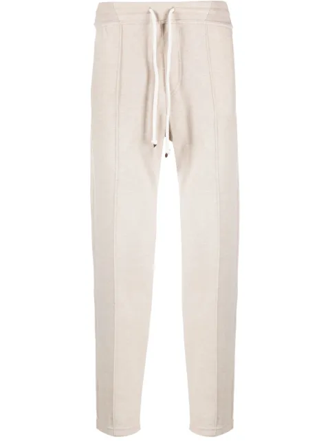Brunello Cucinelli drawstring-waist cashmere trousers