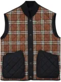 Burberry Vintage check-print panel vest - Black