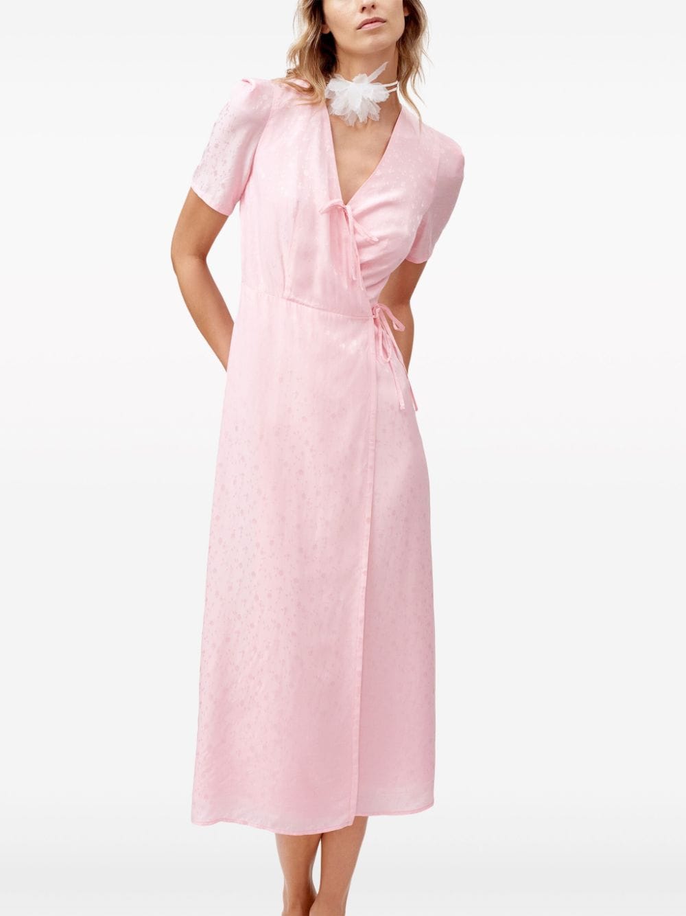 Shop Sleeper Lola Midi Dress In Pink