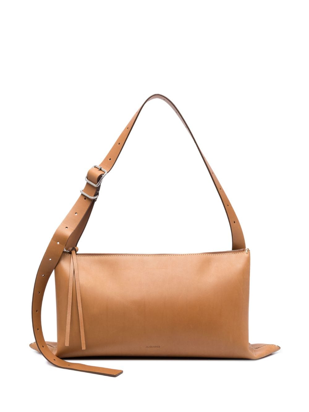 Jil Sander Medium Crinkled Leather Shoulder Bag - Farfetch