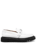 Toga Virilis chunky leather loafers - White