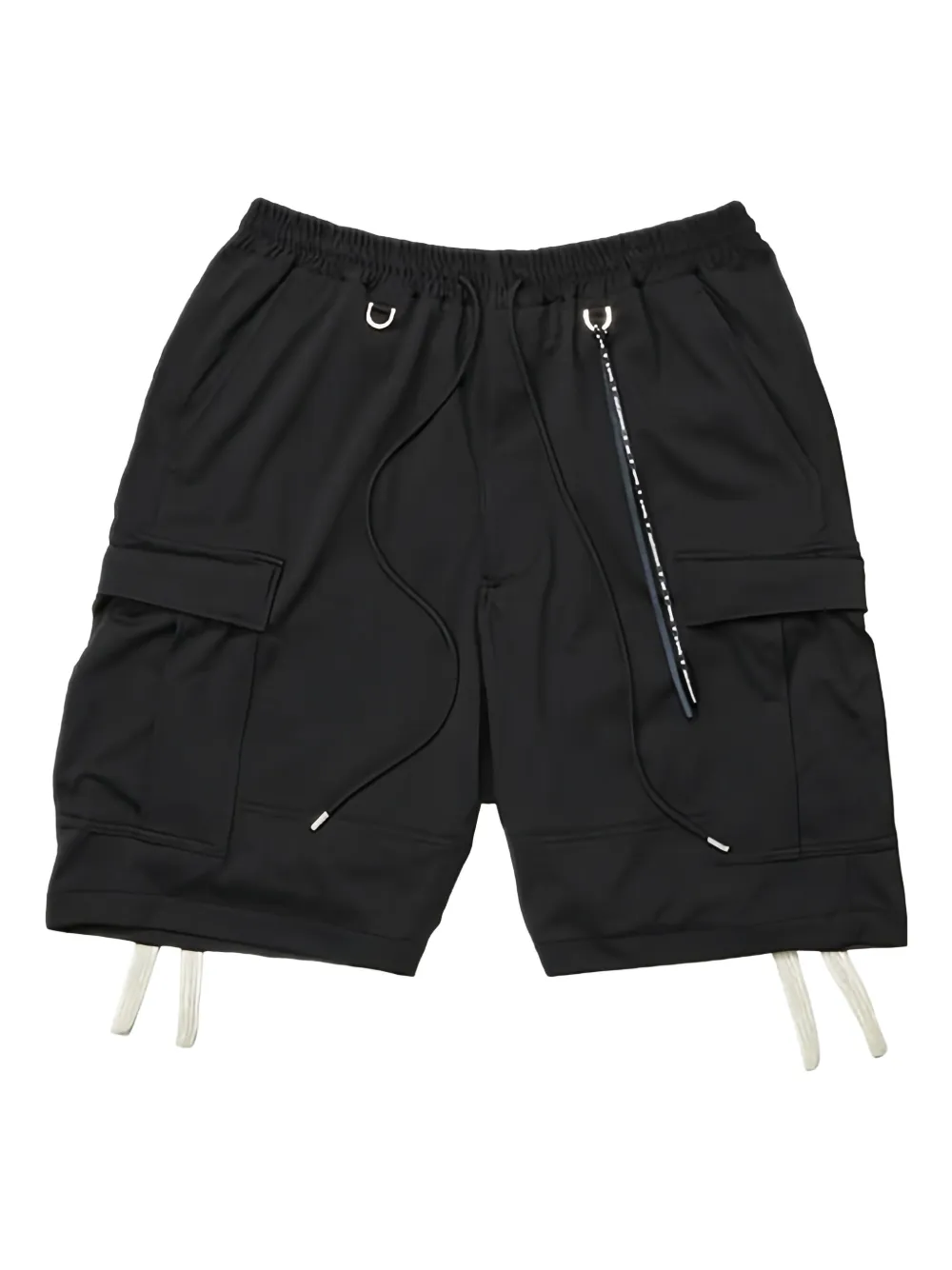 Mastermind World strap-detail cargo shorts - Zwart