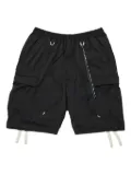 Mastermind World strap-detail cargo shorts - Black