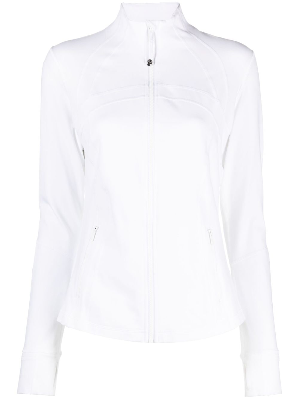 lululemon veste zippée à col montant - blanc